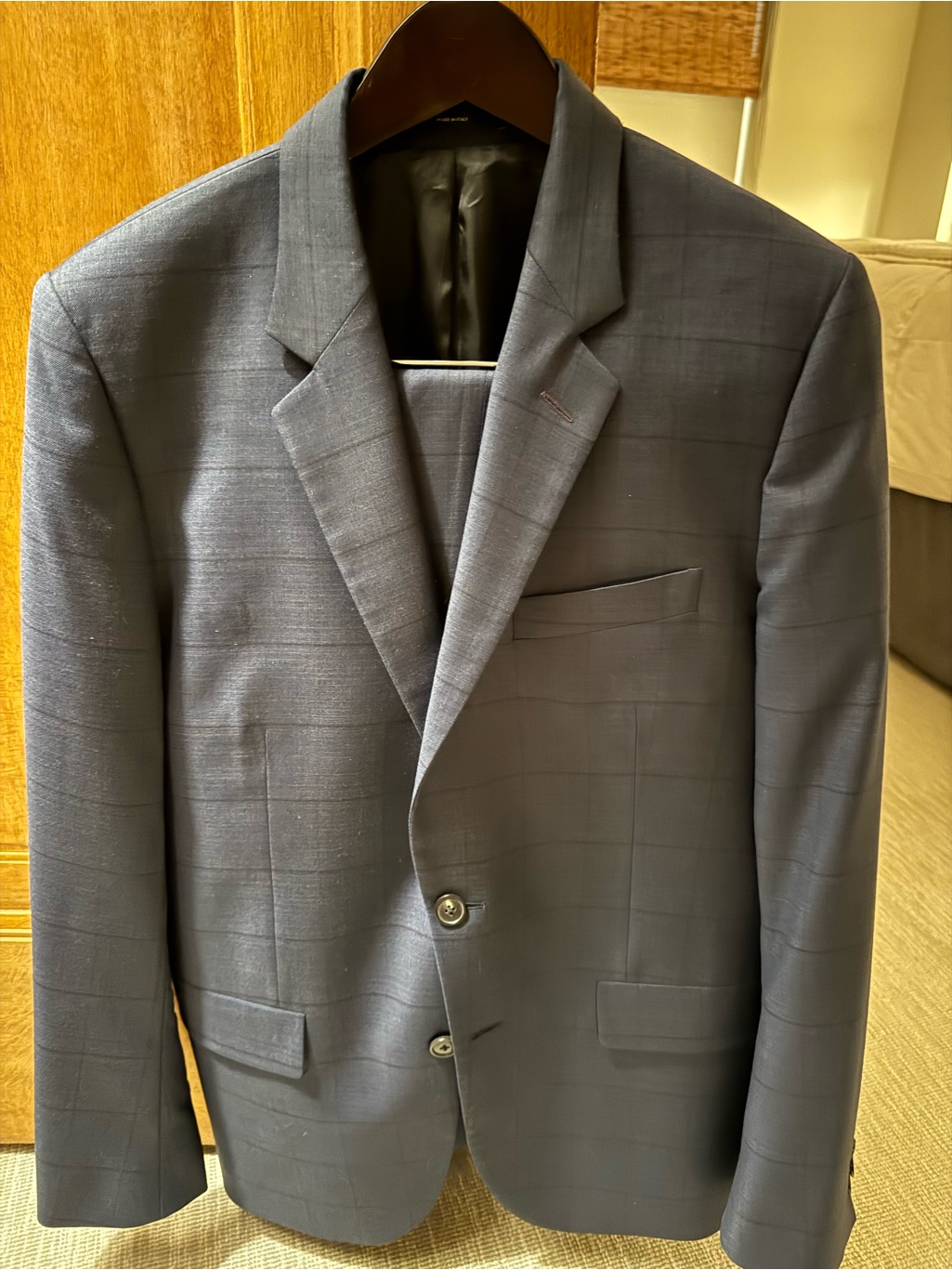 Paul Smith Mayfair Slim Fit Suit - Navy With Bright Teal Interior